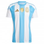 Günstige Fußballtrikots Argentinien Kinder Heimtrikot 2024 Kurzarm